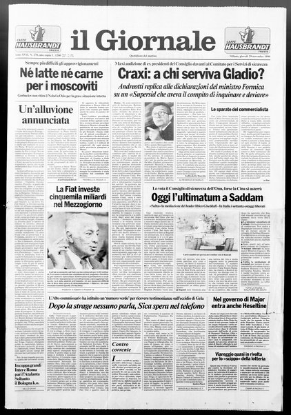 Il giornale : quotidiano del mattino